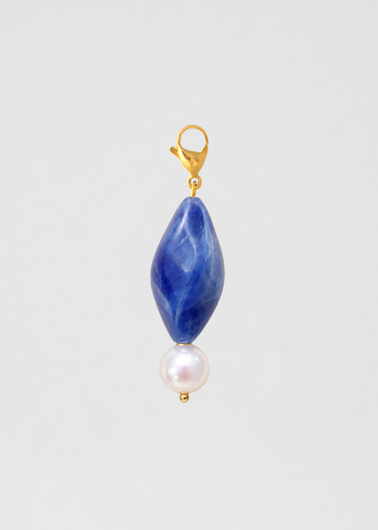 Charm Barra Espiral Azul