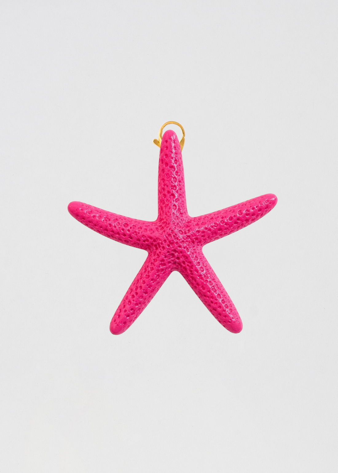Charm Estrella De Mar Delicada Rosa Fucsia