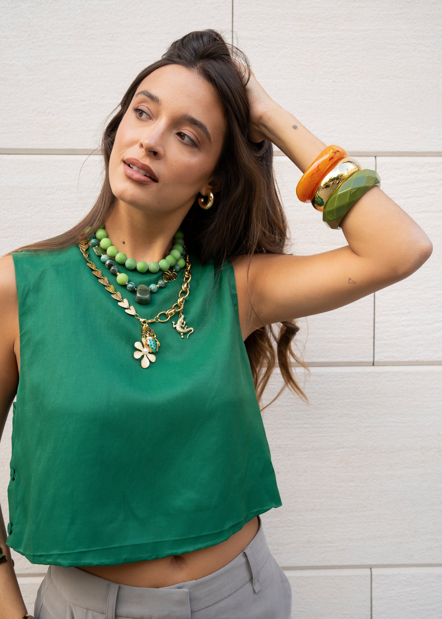 Brazalete Verde Es El Toque Final