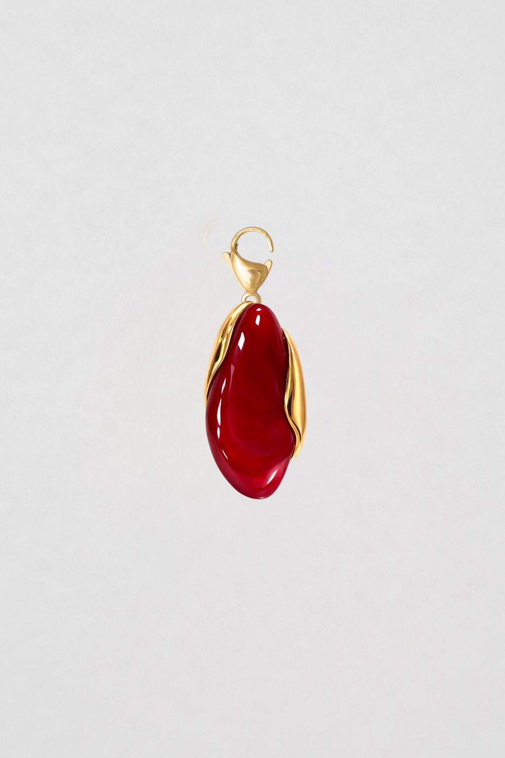 Charm Rojo Intenso Precioso Que Realza El Mix
