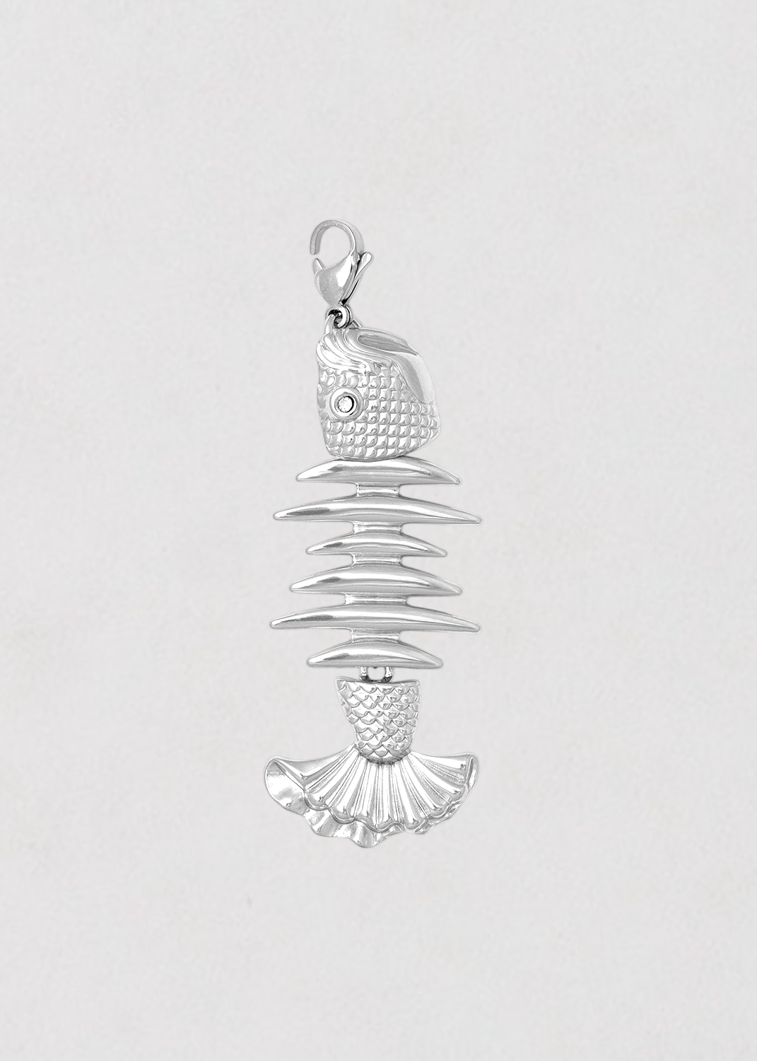 Charm Pez Plateado Lo Único Que Necesita Tu Collar