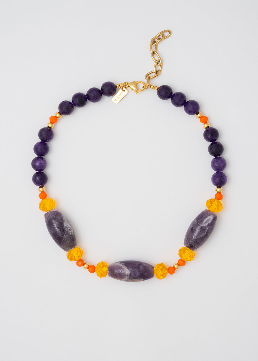 Amethyst Necklace and a Touch of Sevillian Color
