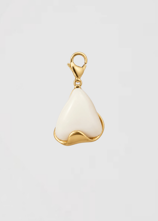 Charm Arte Dorado Y Nácar