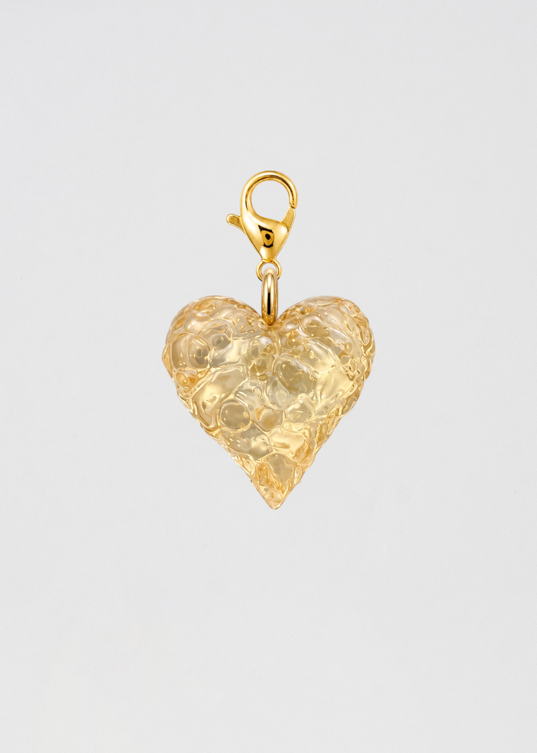 Charm Corazón Imperfecto Amarillo
