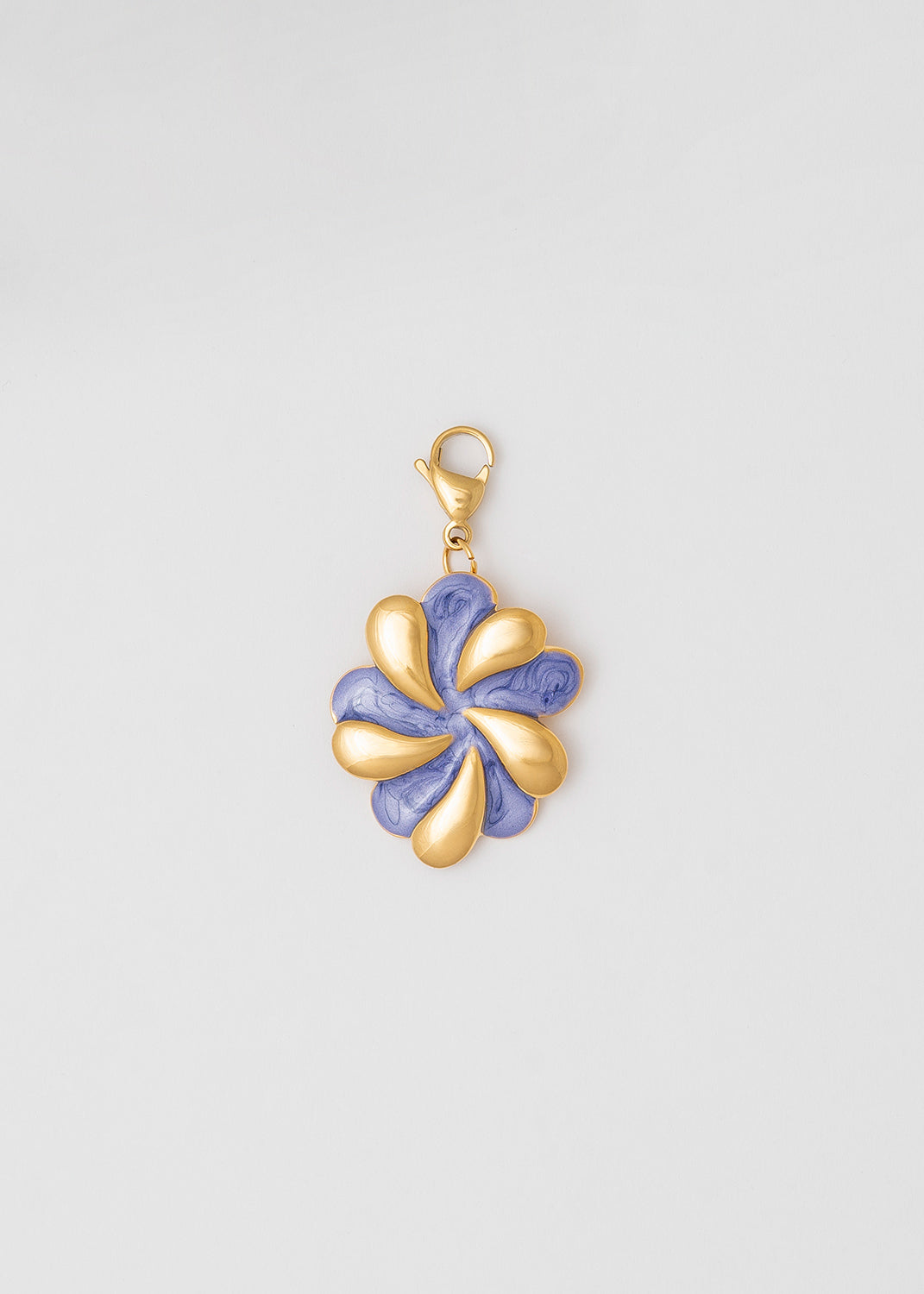 Purple Lucky Flower Charm