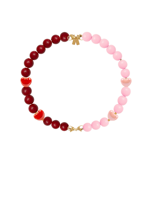 Mitad Cadena Ocean Love Red