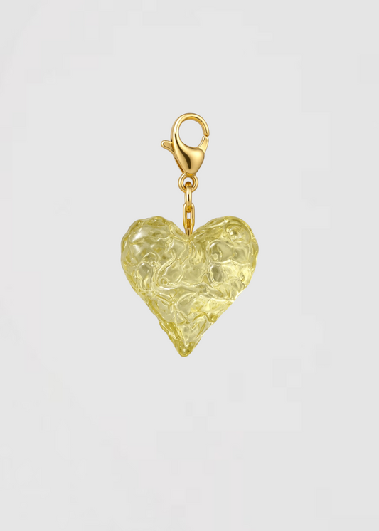 Charm Corazón Imperfecto Verde