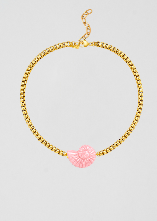 Collar Perfecto Balance Caracola Rosa
