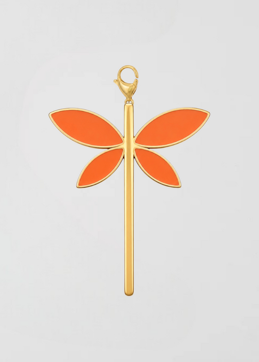 Charm Libélula Naranja