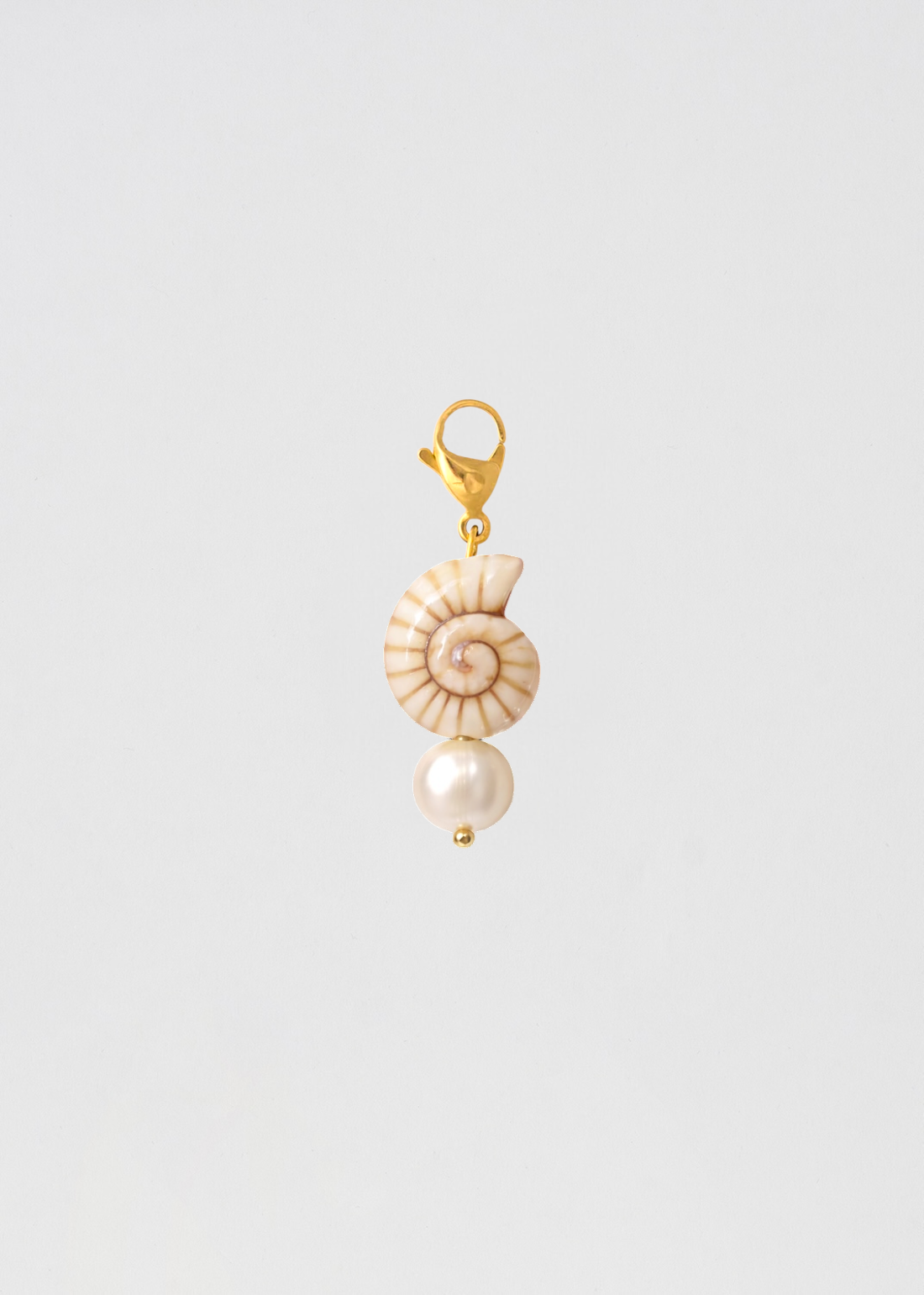Charm Barra Perla Beige Hueso Concha