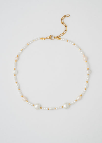 Dainty Pearl Necklace Perfect For Layering