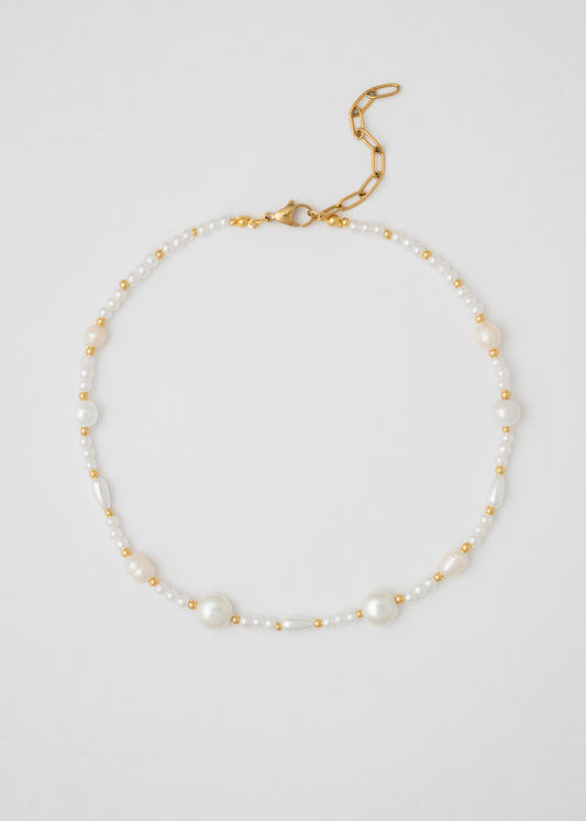 Dainty Pearl Necklace Perfect For Layering