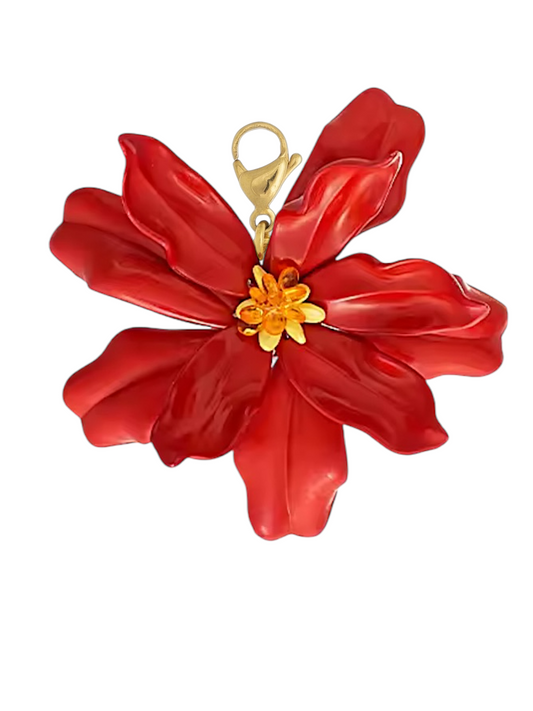 Charm Flor Roja No Necesita Nada Mas