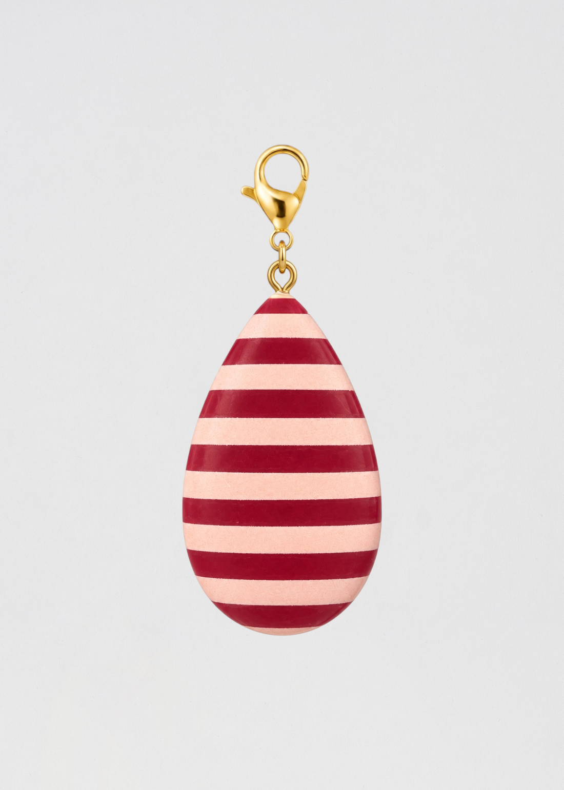 Charm Obsesionada Con Las Rayas Base Fav De La Boss Burdeos Y Rosa Coral