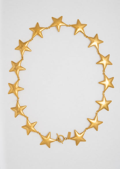 Cadena Estrellas Es Lo Mas Mono Que He Visto En Dorado