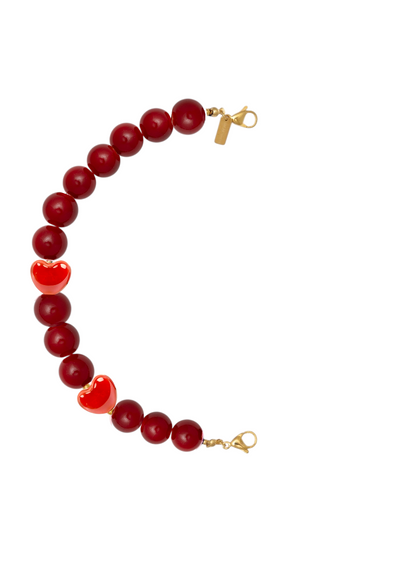 Mitad Cadena Ocean Love Red