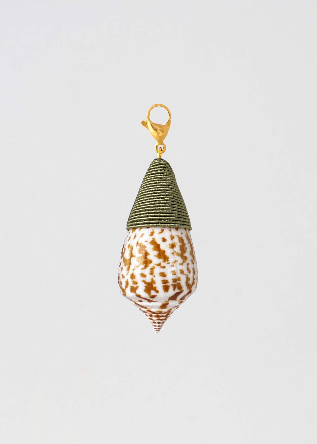 Charm Caracola Real Terminada Verde Tan Estilosa