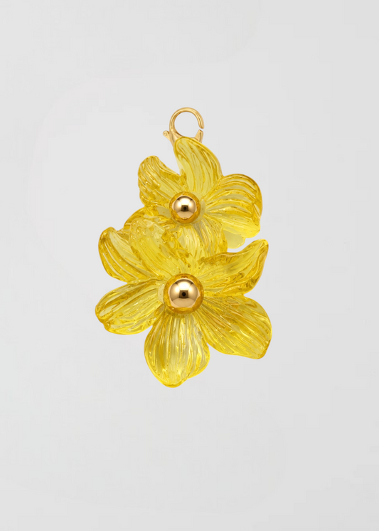 Charm Flor Doble Mantequilla