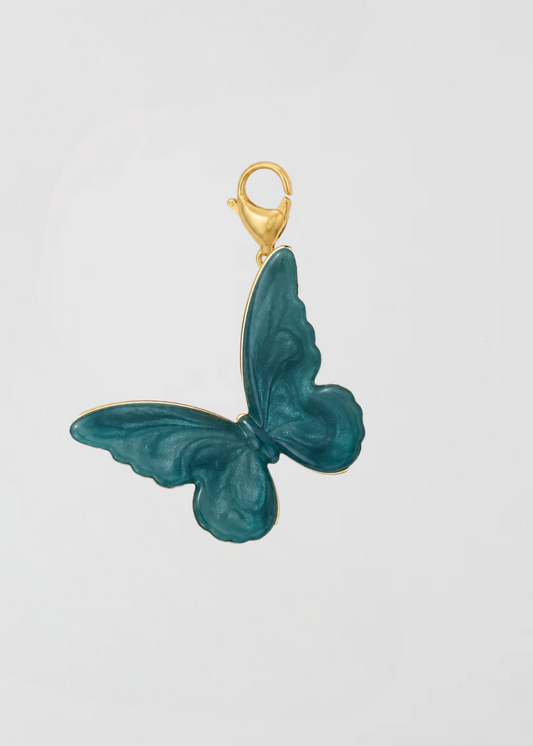 Charm Mariposa Otoñal Azul Ducado