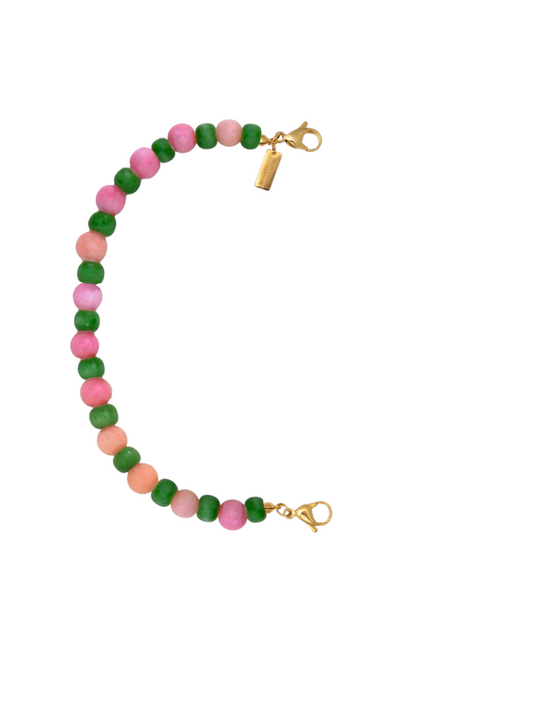 Media Cadena Rosa Y Verde