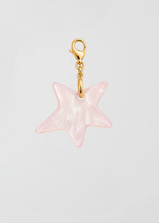 Charm Estrella Irregular Rosa