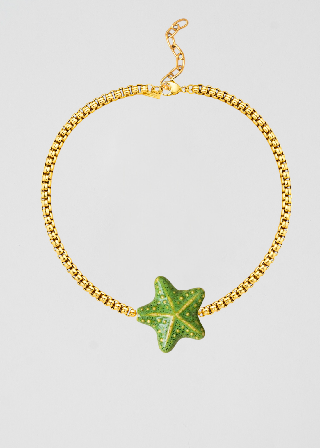 Collar Perfecto Layering Estrella Verde Precioso