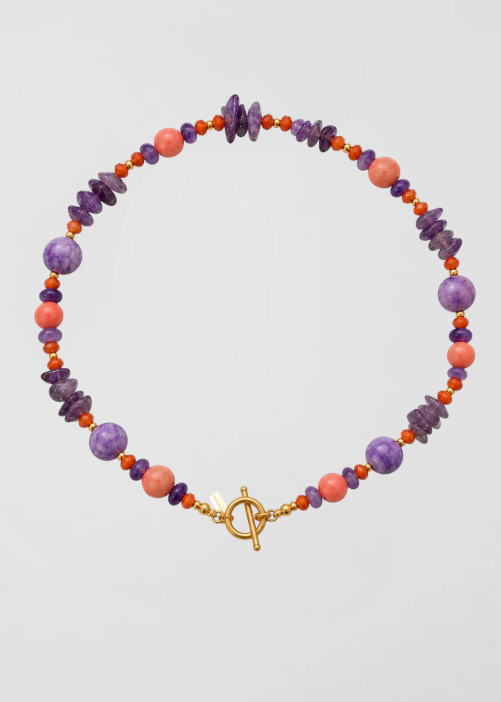 Collar Bestseller Lila Y Naranja