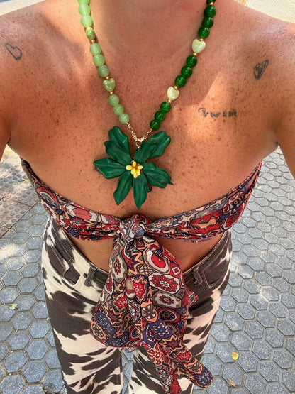 Mitad Cadena Ocean Love Verde Vivo