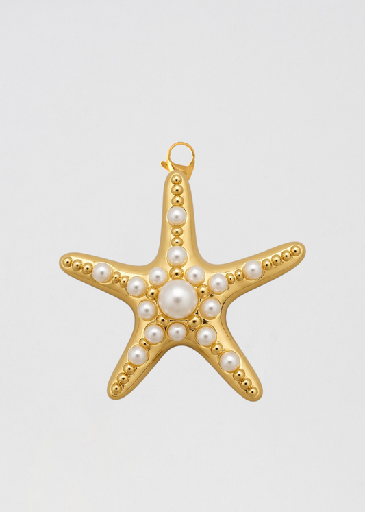 Charm Estrella Apliques Perla