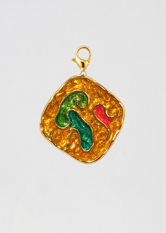 Charm Mostaza Obra De Arte