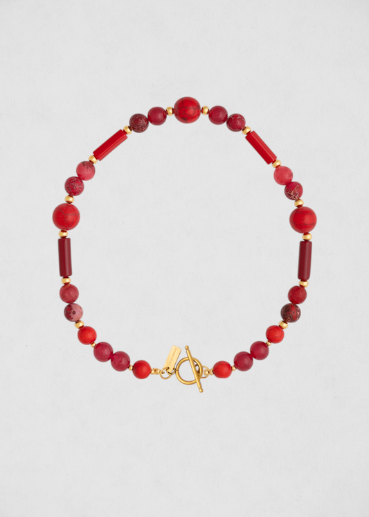 Collar Rojo Entero Es El Nuevo Básico Cool De Lulàs Cierre Especial