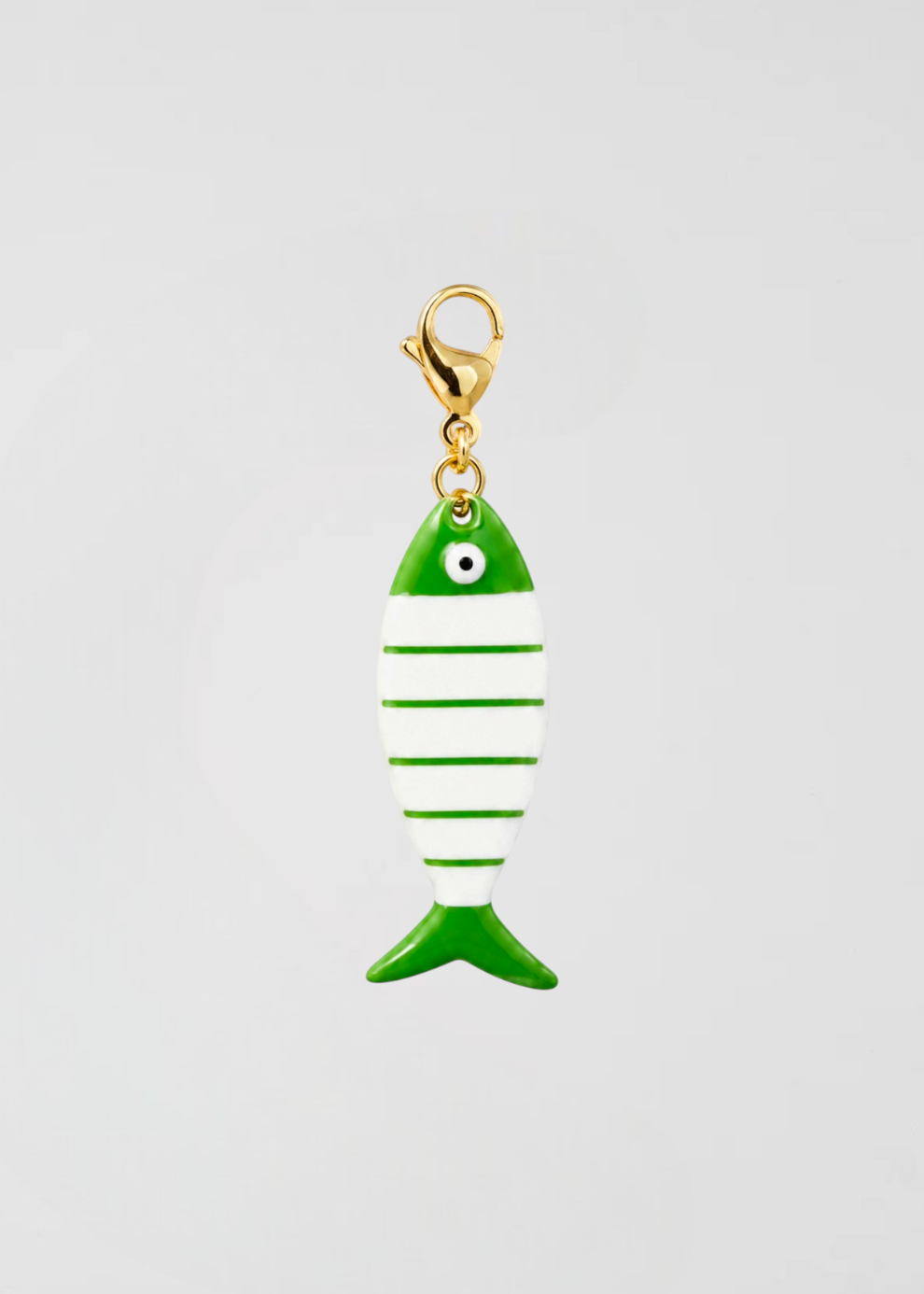 Charm Pez A Rayas Verde