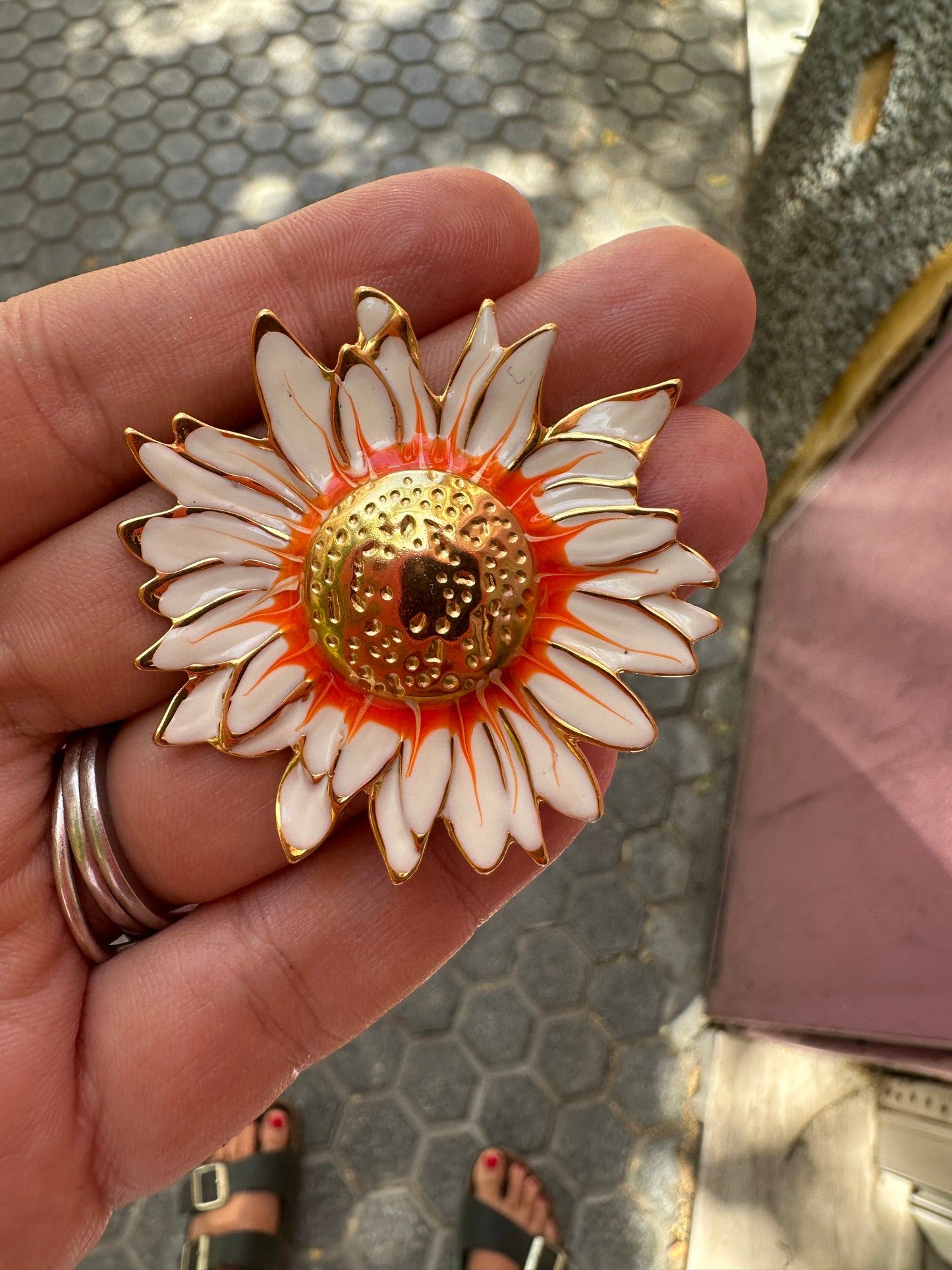 Charm Girasol Naranja