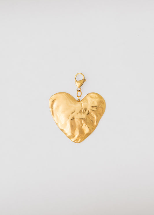 Charm Corazón Dorado Grande Es Que Siempre Queda Bien