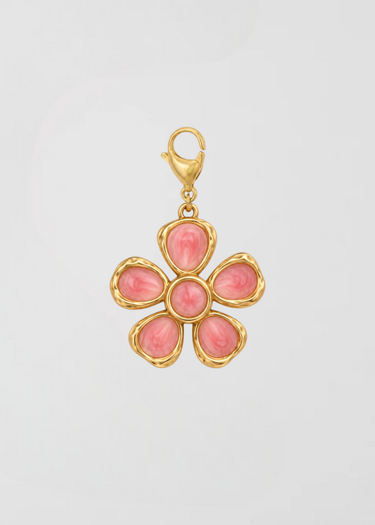 Charm Flor Rosa Nude