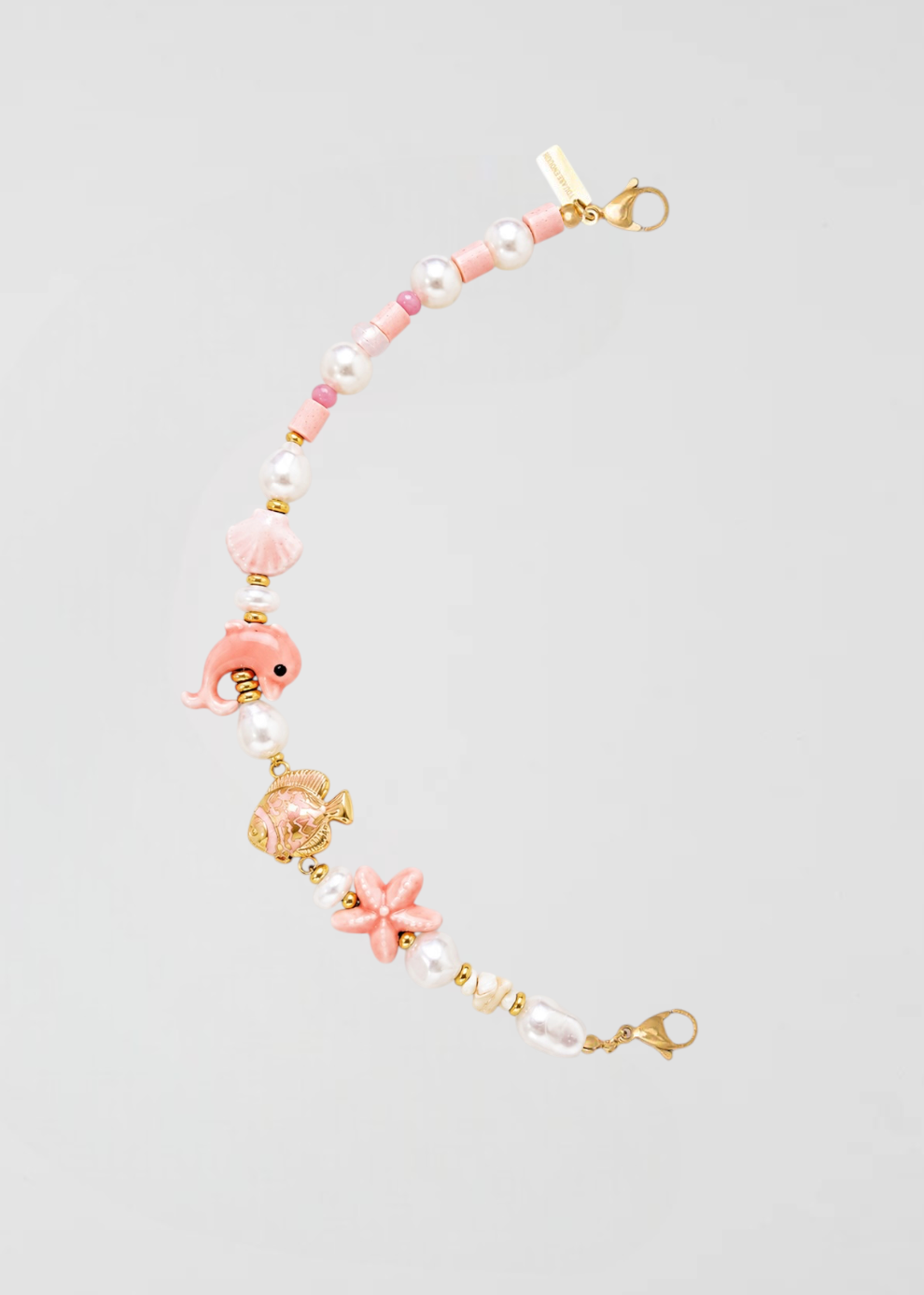 Mitad Cadena Pink and Fish