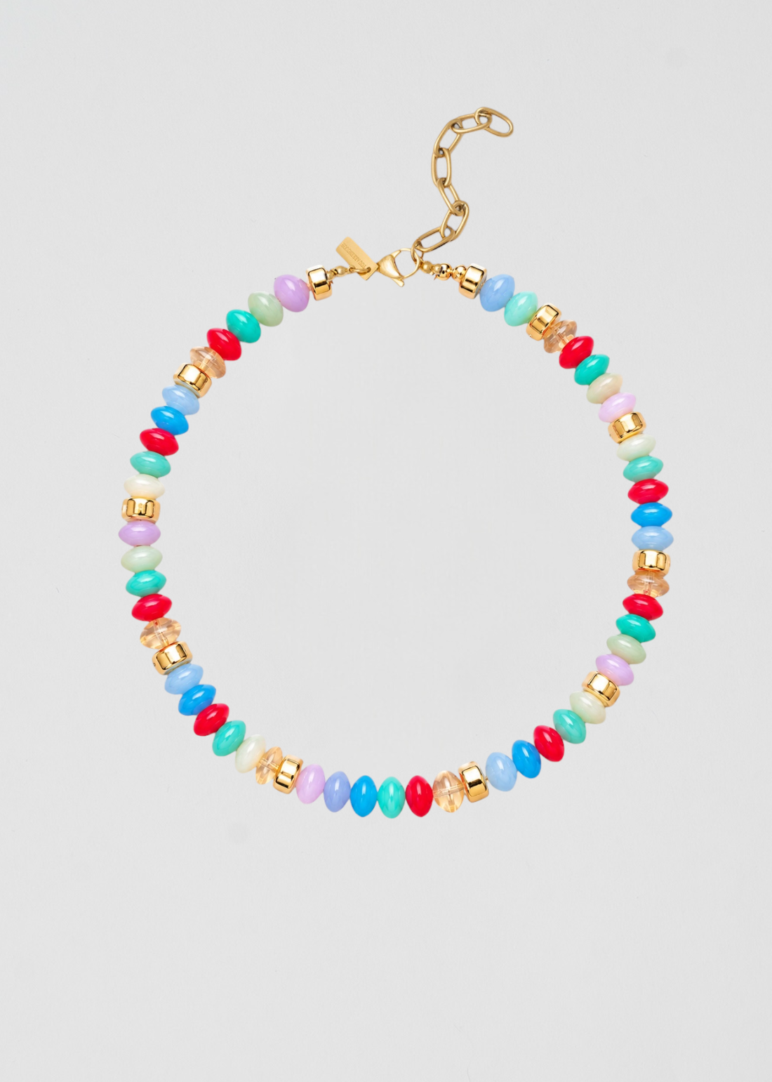 Collar Rondelle Arcoíris Suave Favoritismo De La Boss