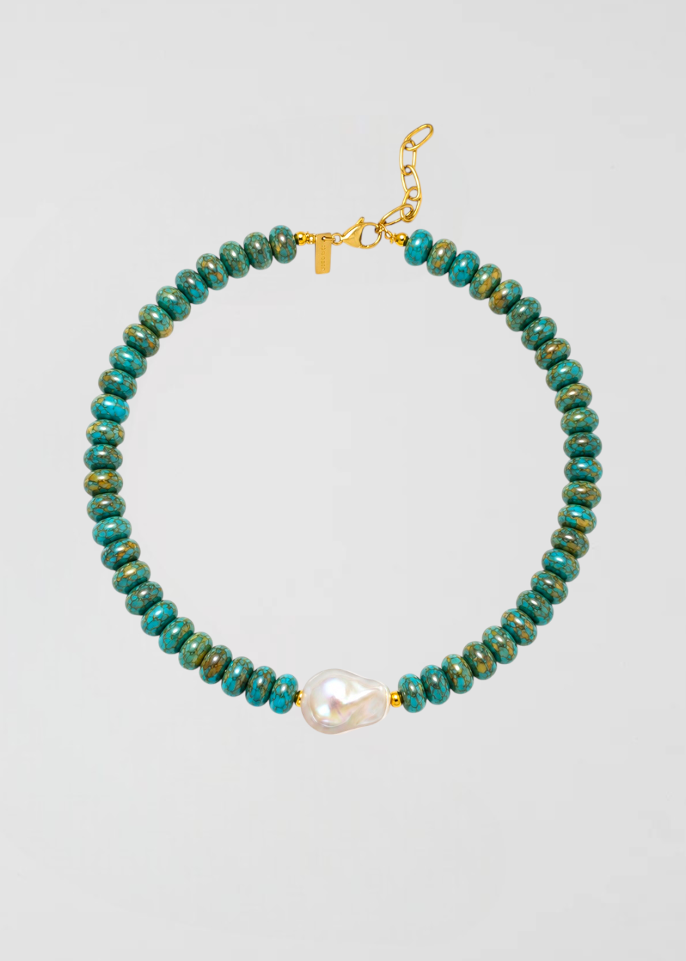 Preventa Collar Piedras Semipreciosas Rondelle Turquesa Especial