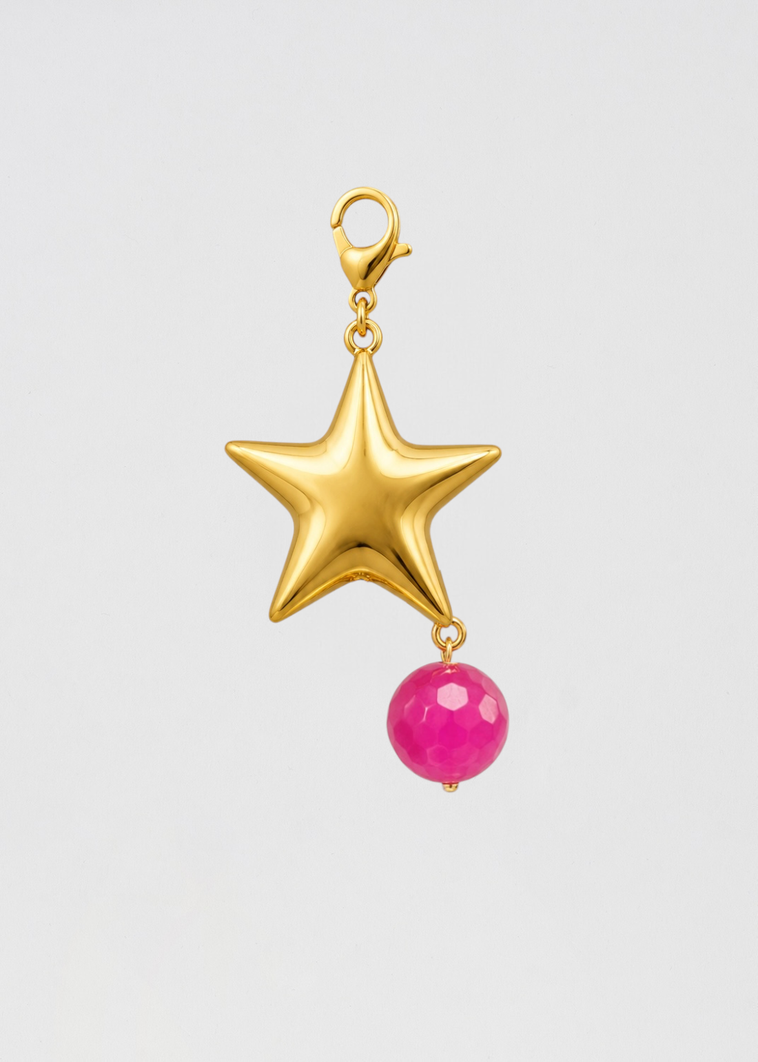 Preventa Charm Estrella Y Su Piedra Rosa