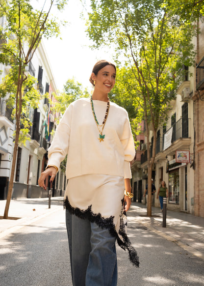 Collar Fino Dorado Multiposición Espigueta