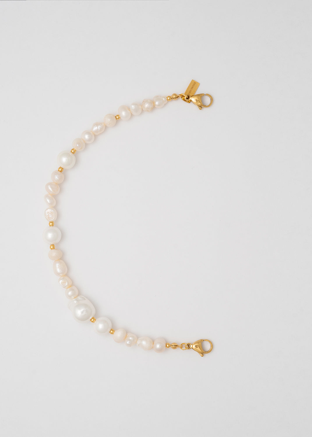 Media Cadena Fina Perlas