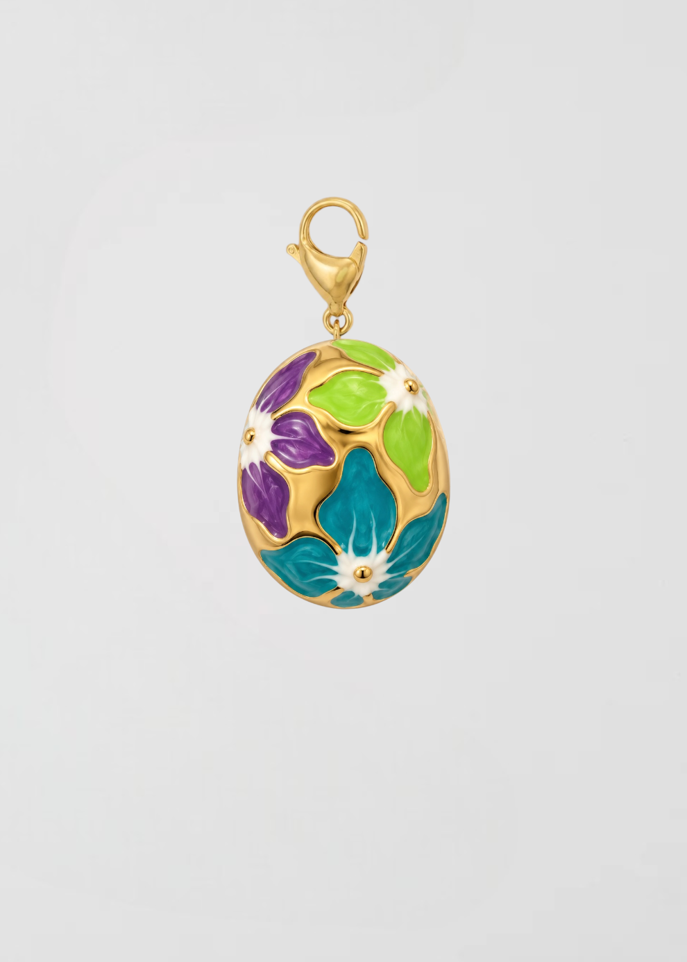 Charm Medalla Flores Increíble By La Boss Edición Limitada