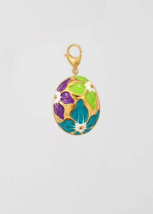 Charm Medalla Flores Increíble By La Boss Edición Limitada