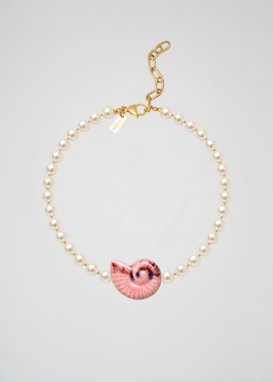 Flattering and Special Necklace, There's No Other Pink Seashell