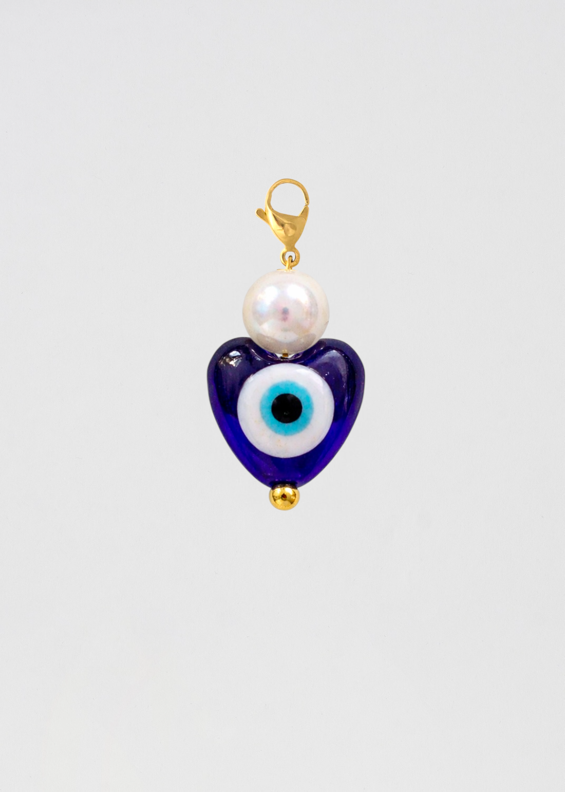 Charm Barra Corazón Y Perla