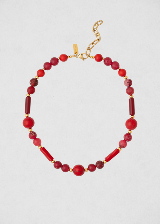 Collar Rojo Entero Es El Nuevo Básico Cool De Lulàs