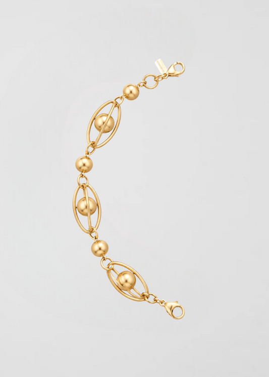 Mitad Cadena Eclipse Dorado