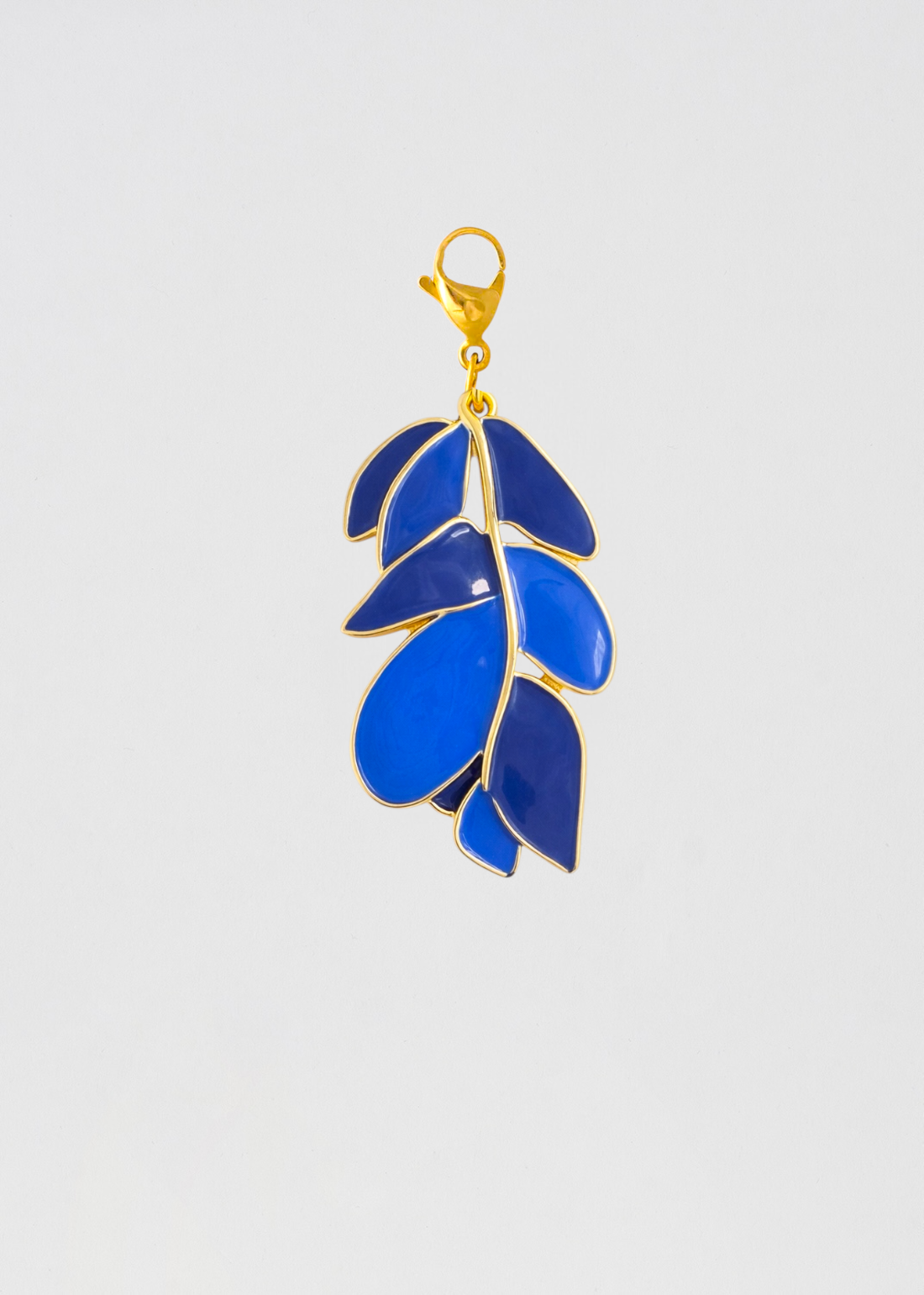 Charm Hoja Original Azules