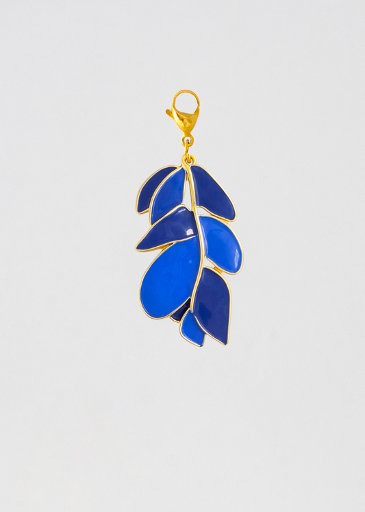 Charm Hoja Original Azules