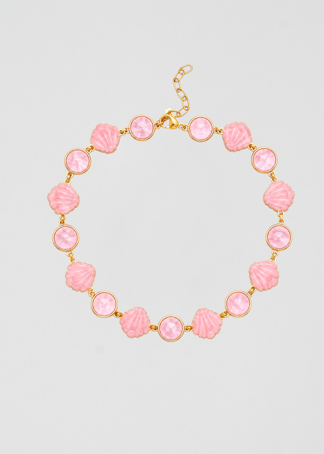 Cadena Shell Perfecta Para Tí Rosa